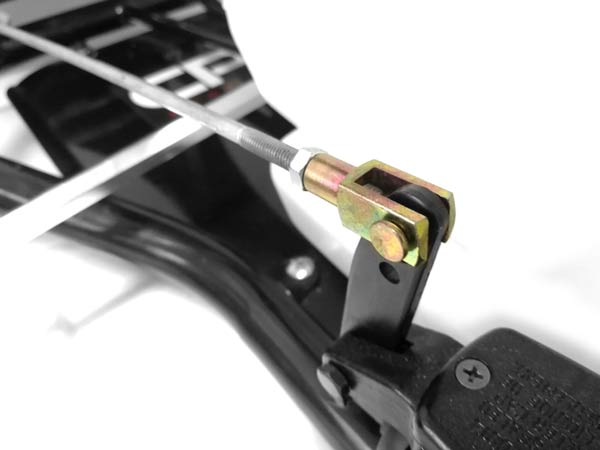 Screw for brake pedal tie rod