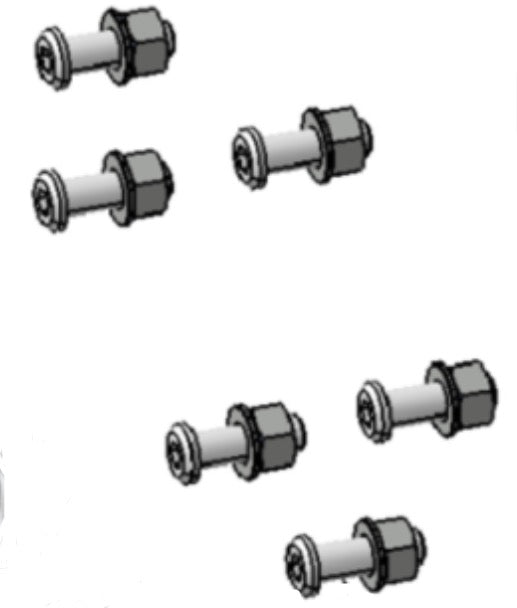 BRAKE DISC MOUNTING SCREWS T4